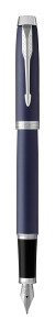 Перьевая ручка Parker IM Metal Matte Blue CT