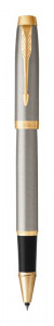 Ручка роллер Parker IM Metal Core Brushed Metal GT
