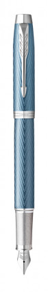 Перьевая ручка Parker IM Premium Blue Grey CT