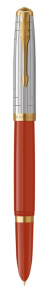 Перьевая ручка Parker 51 Rage Red GT